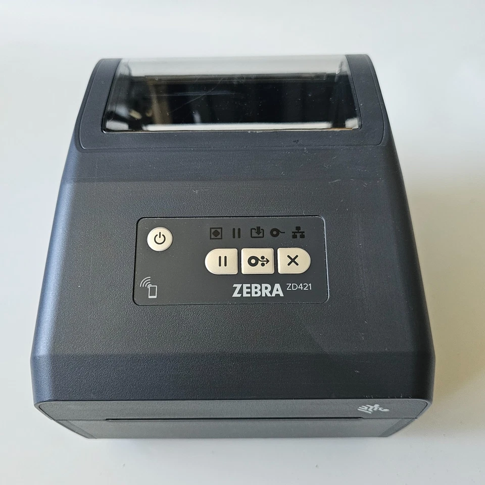 Zebra ZD421 Direct or Thermal Transfer USB LAN WIFI Wireless Label Printer 78 - Image 3 of 4