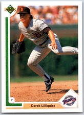 ⚾ 1991 Upper Deck #251b Derek Lilliquist San Diego Padres