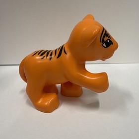 Duplo Lego 6136 Zoo Orange Tiger  540J0  Part Animal Figure C26