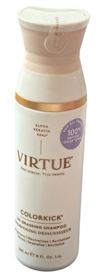 Virtue Colorkick De Brassing Shampoo 8 oz NEW Brightens Neutralizes Brassy Tones