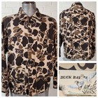 Vintage Duck Bay Cotton Camo Shirt Mens Large