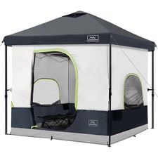 KAMPKEEPER 6 Person Camping Tent, 10x10 Pop Up Canopy Tent with Camping Inner...