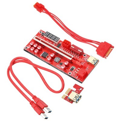 PCI-E 1X bis 16X Grafikkarte Express Extender Riser Adapterkarte, Desktop
