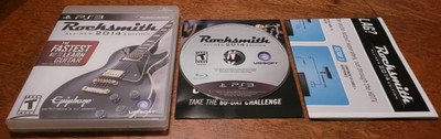 ROCKSMITH 2014 EDITION (Sony PlayStation 3) COMPLETE Learn Play Guitar Music PS3
