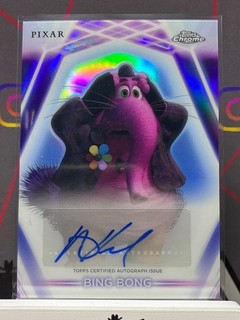2026 Topps Disney Neon Bing Bong Neon Etch Autograph Richard Kind Auto