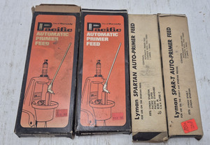 Lot of 4 NOS Automatic Auto Primer Feed Lyman Spartan & Pacific Brass Tubes