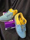 == Nike SB Men Shoes 9 SB Dunk Low Pro Lightening Wolf Grey Eclair Denim Turq