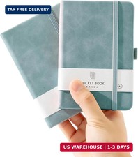 2Pack Pocket Notebook Small Notebook Journal Notebook 4 inches x 5.7 inches 200