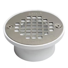 2 In. to 3 In. PVC Drain with 4 In. Stainless Steel Screw-Tite Strainer