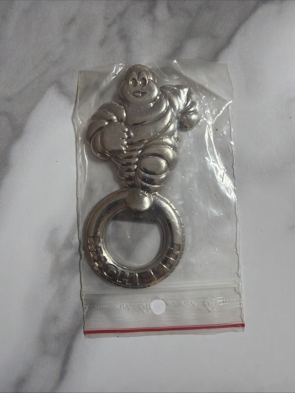 Rare Vintage French Advertising MICHELIN Paris Tyres Bottle Opener