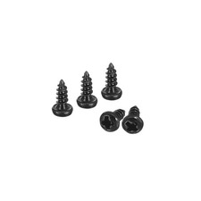 Image of #2 x 3/16" Phillips Pan Head Self-tapping Screw, 100pcs Round Head (Black)