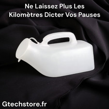 Urinoir De Secours Pour Voyage En Voiture Et Embouteillage Avec Capacite 1200ml