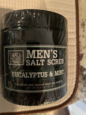 2-pack Men's Dead Sea Salt Body Scrub Eucalyptus & Mint Men Collection skin Care