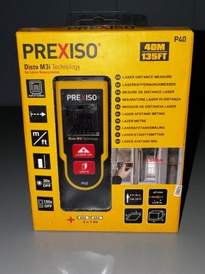 PREXISO 40M/135FT Mini Laser Point Measure Digital Laser Distance Measure 6 Mode