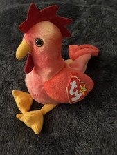 Ty Beanie Baby Doodle the Rooster DOB 03/08/96