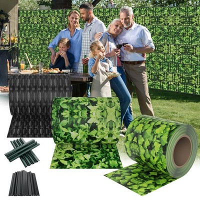 35m 70m PVC Sichtschutz Streifen Doppelstabmatten Windschutz Zaunfolie mit Clips