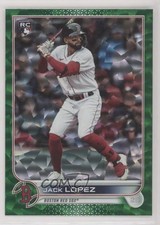 2022 Topps Series 2 Green Foilboard 12/499 Jack Lopez #418 5j8