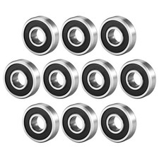 10x 609-2RS Deep Groove Ball Bearings Double Sealed High Carbon Steel Z1