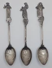 3 Antique Gorham Nuremburg Sterling Silver Spoons 5" 40 grams total