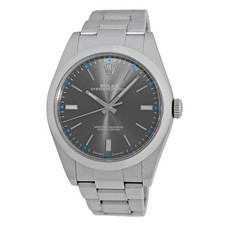 ROLEX Stainless Steel 39mm Rolex Oyster Perpetual 114300 Box Warranty 2019