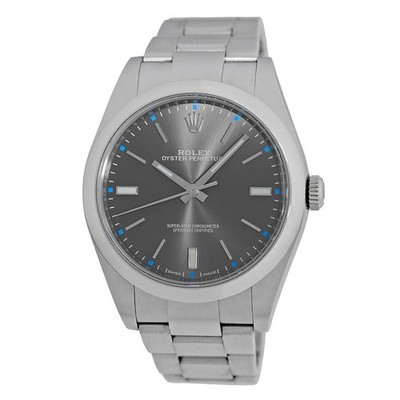 ROLEX Stainless Steel 39mm Rolex Oyster Perpetual 114300 Box Warranty 2019