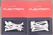 2 New Boxes of 8 FLIGHTPATH Golf Tees Durable Plastic 16 Total