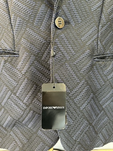 Blazer uomo Emporio Armani Navy taglia S nuovo con etichette - Foto 5 di 13