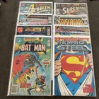 superman / Batman vintage comics lot of 8 DC comics!! LOOK!!!