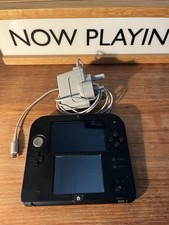 Nintendo 2DS Blue & Black Handheld System With Charger
