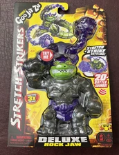 Heroes Of Goo Jit Zu Stretch Strikers Deluxe Hero Rock Jaw 20+ Battle Sounds