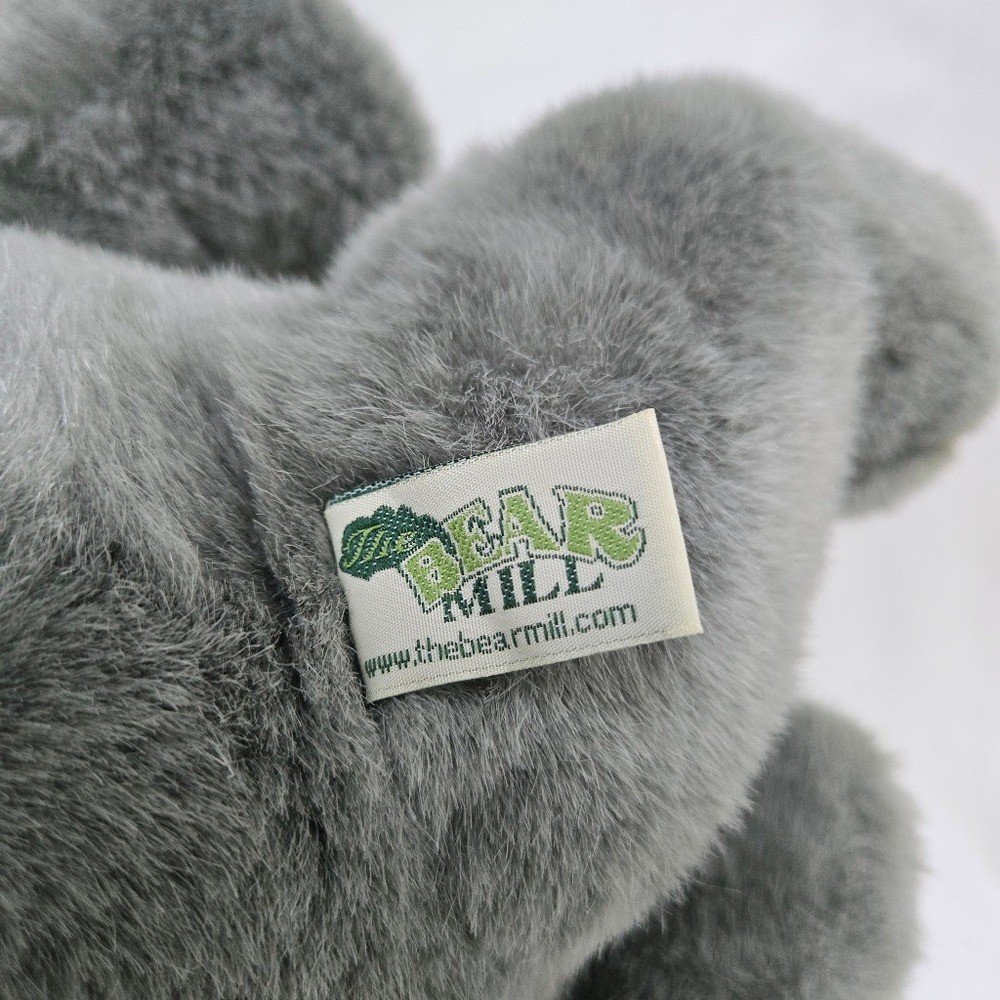 The Bear Mill Custom Made Gray Raccoon 10" Plush Toy Vintage Collectible