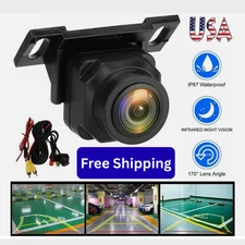180º Car Rear View Backup Camera Reverse Parking Waterproof CMOS Night Vision