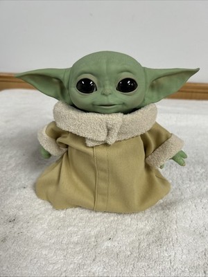 STAR WARS Mandalorian Baby Yoda Grogu The Child Animatronic Edition Toy !WORKS!!