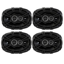 4 x Kicker D-Series 6x9" 360W 3-Way Car Audio Coaxial Speakers 2 Pairs