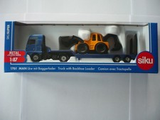 Siku 1761 MAN LKW mit Baggerlader "SUPER SERIE" 1:87" NEU OVP--