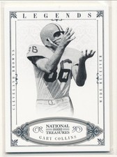 2012 Panini National Treasures - Legends Gary Collins #138 /99