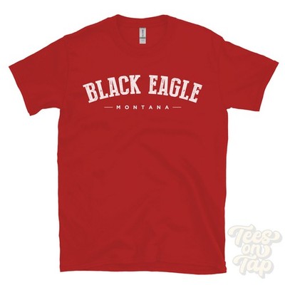 BLACK EAGLE MONTANA T-SHIRT Great Falls Cascade USA Retro Uni Heimatstadt Geschenk