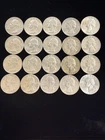 1964 Washington Quarters 25c 90% Silver 20 Coin Lot