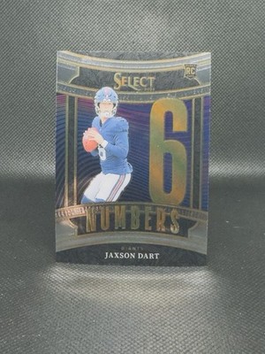 2025 Panini Select- Numbers Jaxson Dart (RC) #16