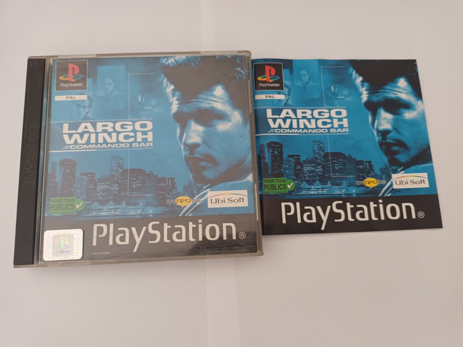 Largo Winch .   Commando Sar - Sony PlayStation - PS1 - Complet - PAL