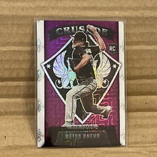 Reiss Knehr RC 2022 Panini Chronicles Crusade Purple Mojo 70/99 Rookie  Padres