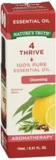 Nature's Truth Vitamins Essential Oil 4 Thrive Aromatherapy 0.51 Fluid Ounce