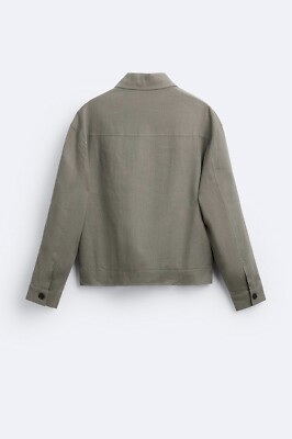 ザラマン【ZARA MAN】コードレーンジャケット 48/L 新品タグ付き zara linen jacket men small | eBay