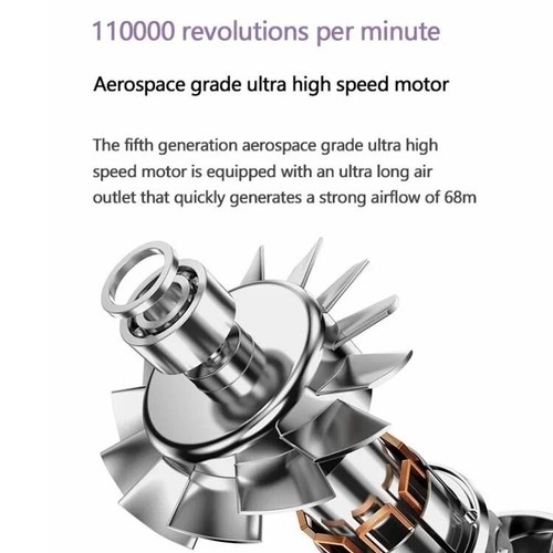 Asciugacapelli Professionale D3 110000 Alta Velocità, Tecnologia a Ioni Negativi - Picture 8 of 13