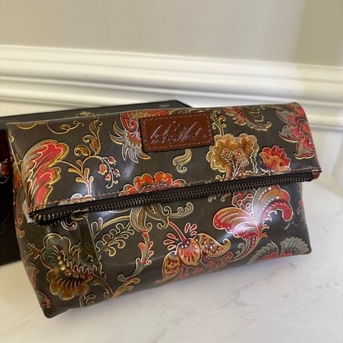 NUOVA Borsa Cosmetica Patricia Nash Vintage Italiana Oblunga Valerie - Foto 3 di 9