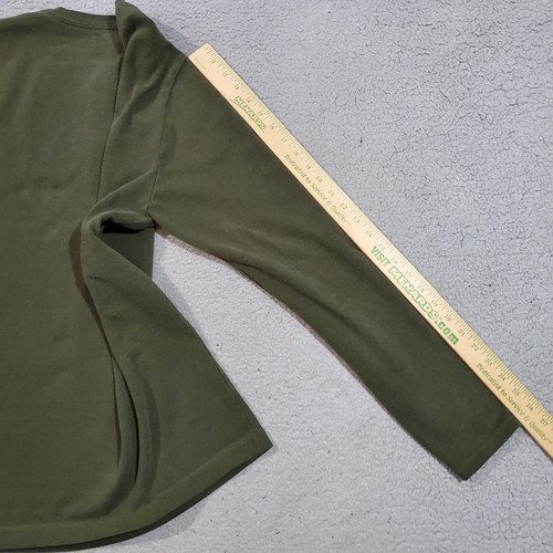 Camicia Taylor Stitch uomo 42 verde Henley manica lunga pesante casual - Foto 11 di 16