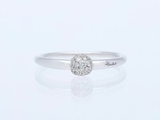 Pomellato Ring M'ama non M'ama Diamanten 750 Weiss Gold Neu Top Preis
