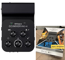 ROLAND GO:MIXER PRO-X Black Audio Mixer for Smartphones Brand New in Box