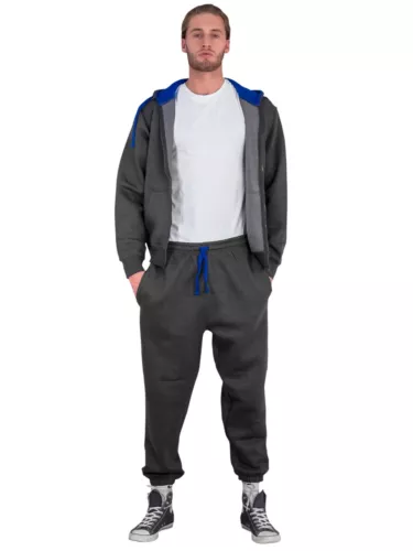 Neu Herren Trainingsanzug Set Fleece Kapuzenpullover Top +Hose Jogginghose S-3XL - Bild 13 von 27