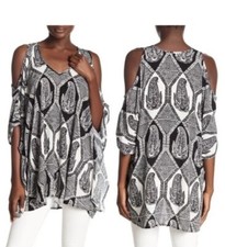 Show Me Your Mumu Peta-Boo Tunic Eat Pray Mu Size Small